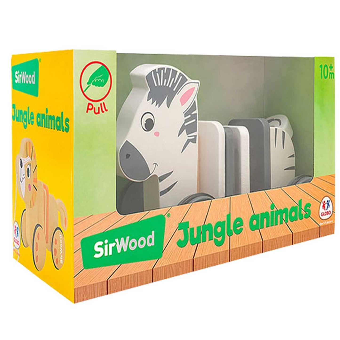 Globo - Jungle animals trainabili in legno