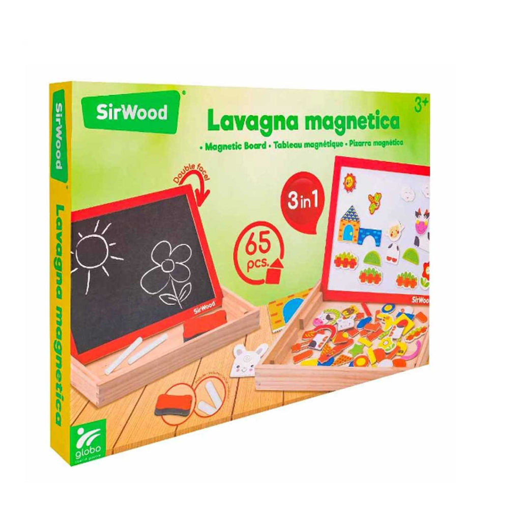 Globo - Lavagna in legno Magnetica