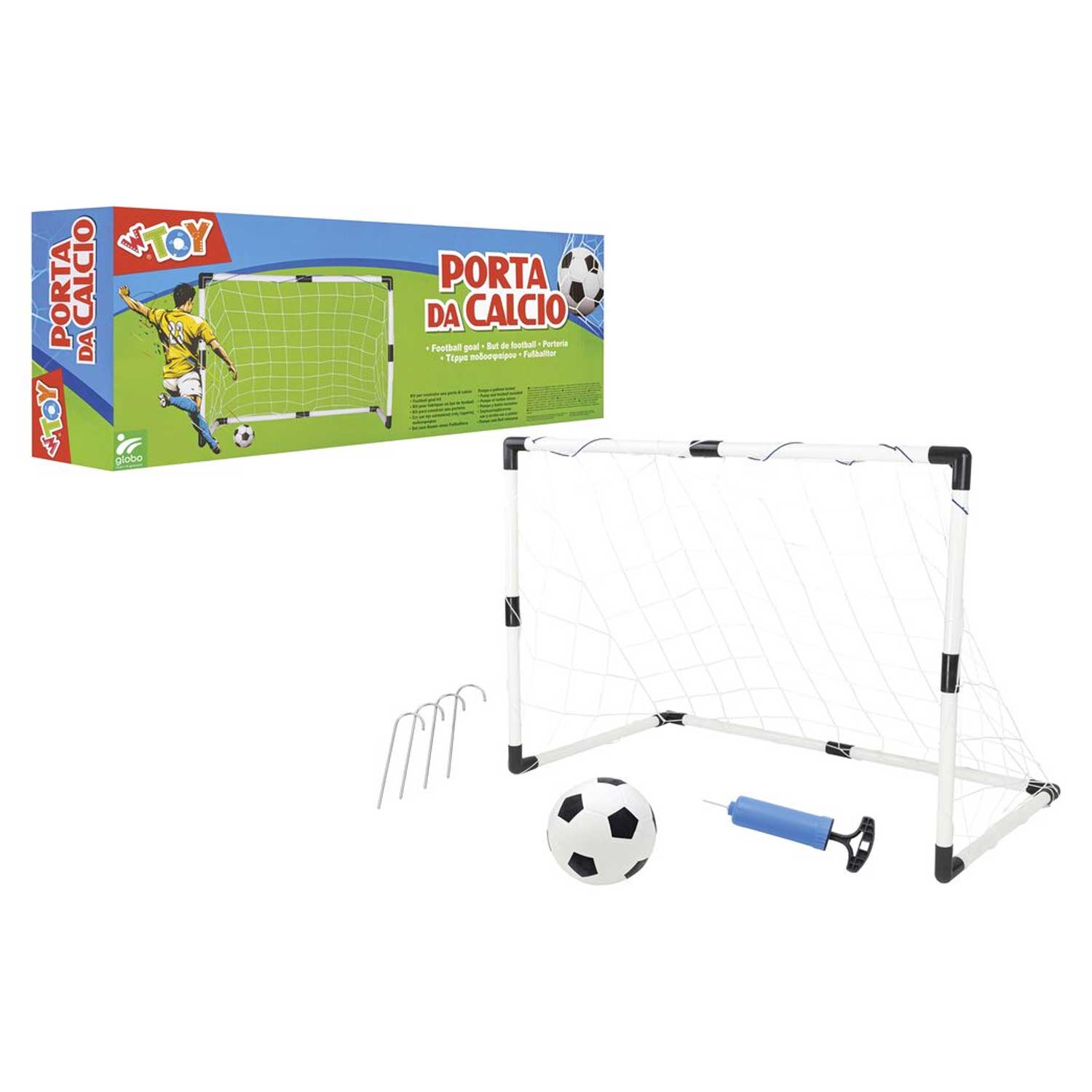 Globo - Porta Calcio C/Palla/Pompa