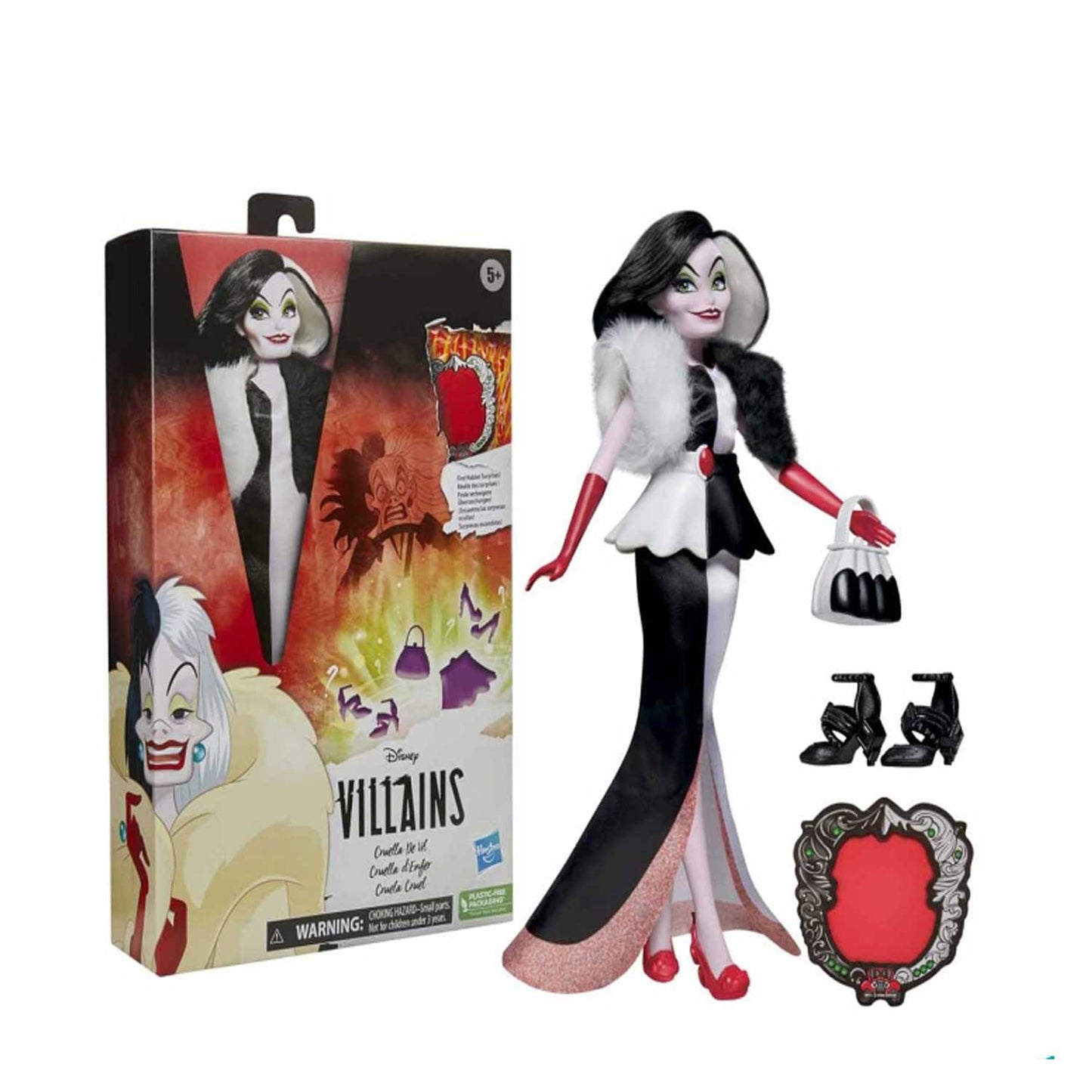 Hasbro - Disney Princess Bambola Villains Crudelia F4563