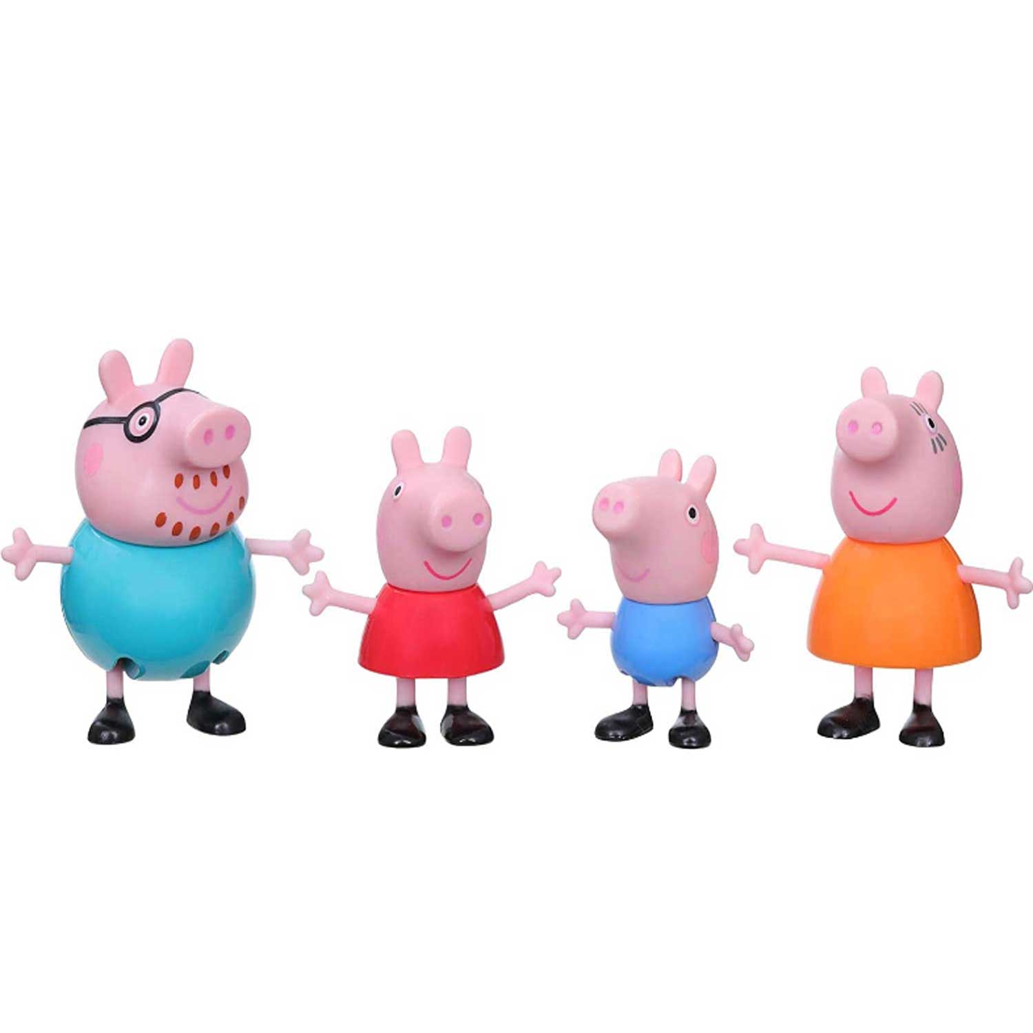 Hasbro - The Peppa Pig Family Pack of 4 characters