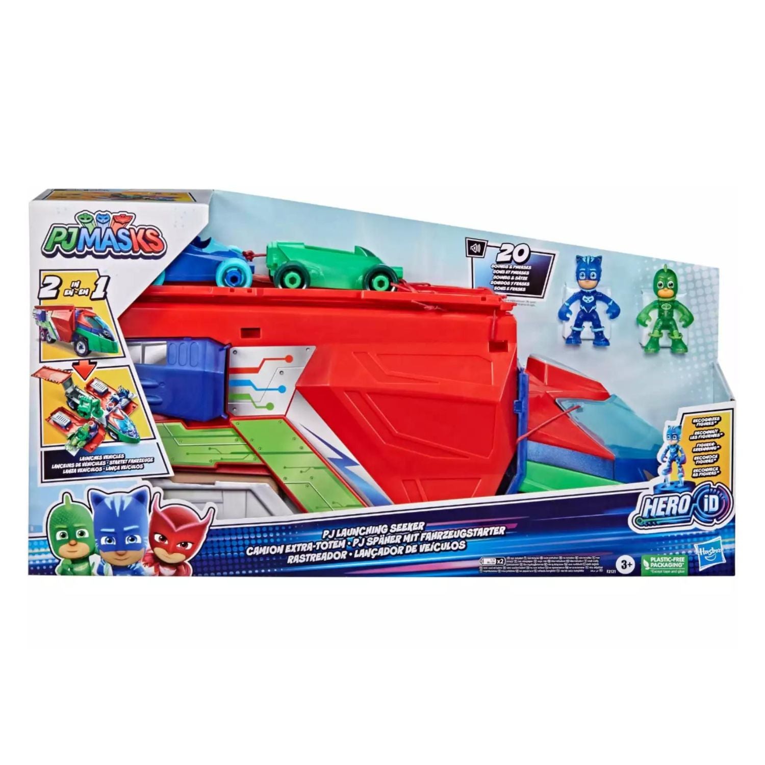 Hasbro - PJ Masks Tracker Truck with F2121 figures and vehicles