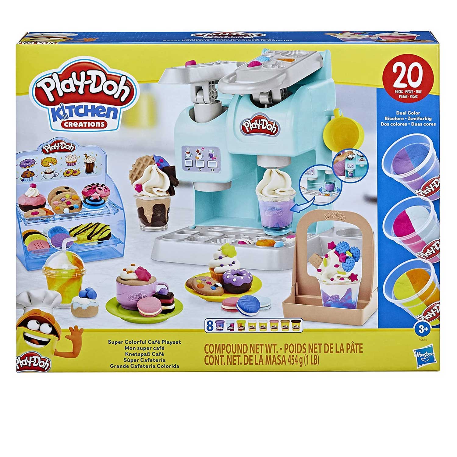 Hasbro - Play-Doh Kitchen Creations The Super Colorful Cafeteria F58365L0