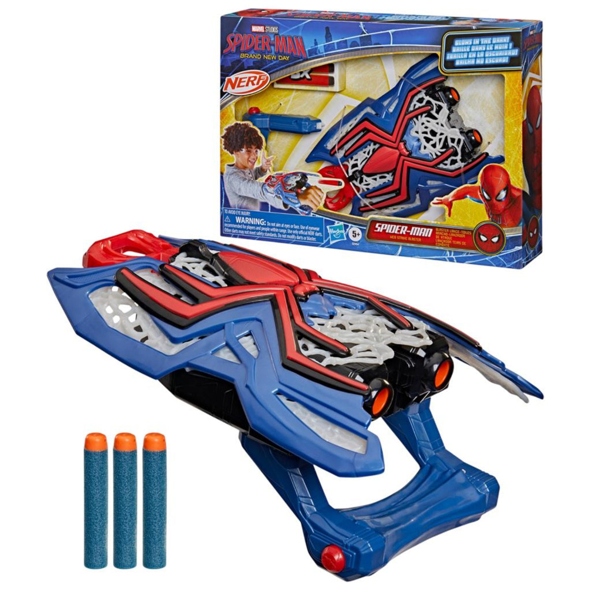 Hasbro - Marvel Spiderman Nerf Colpisci Blaster