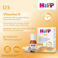HiPP - D3 Vitamina D Difese Immunitarie Bambini 5 ml