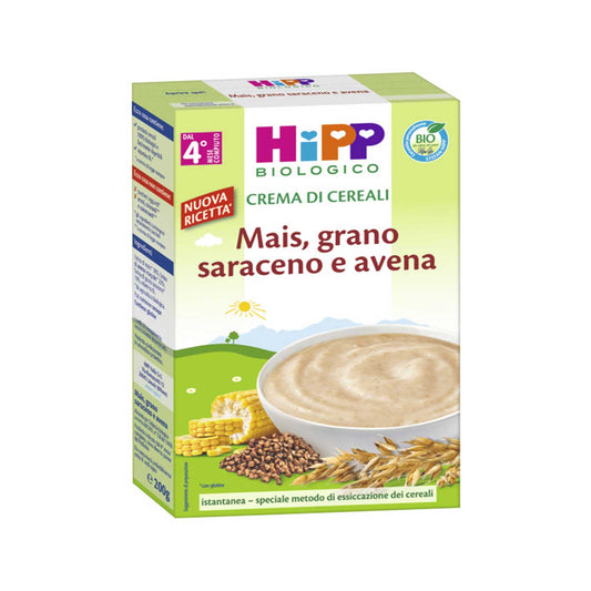 Hipp - Crema Mais Con Grano Saraceno E Avena: Confezione 200 gr