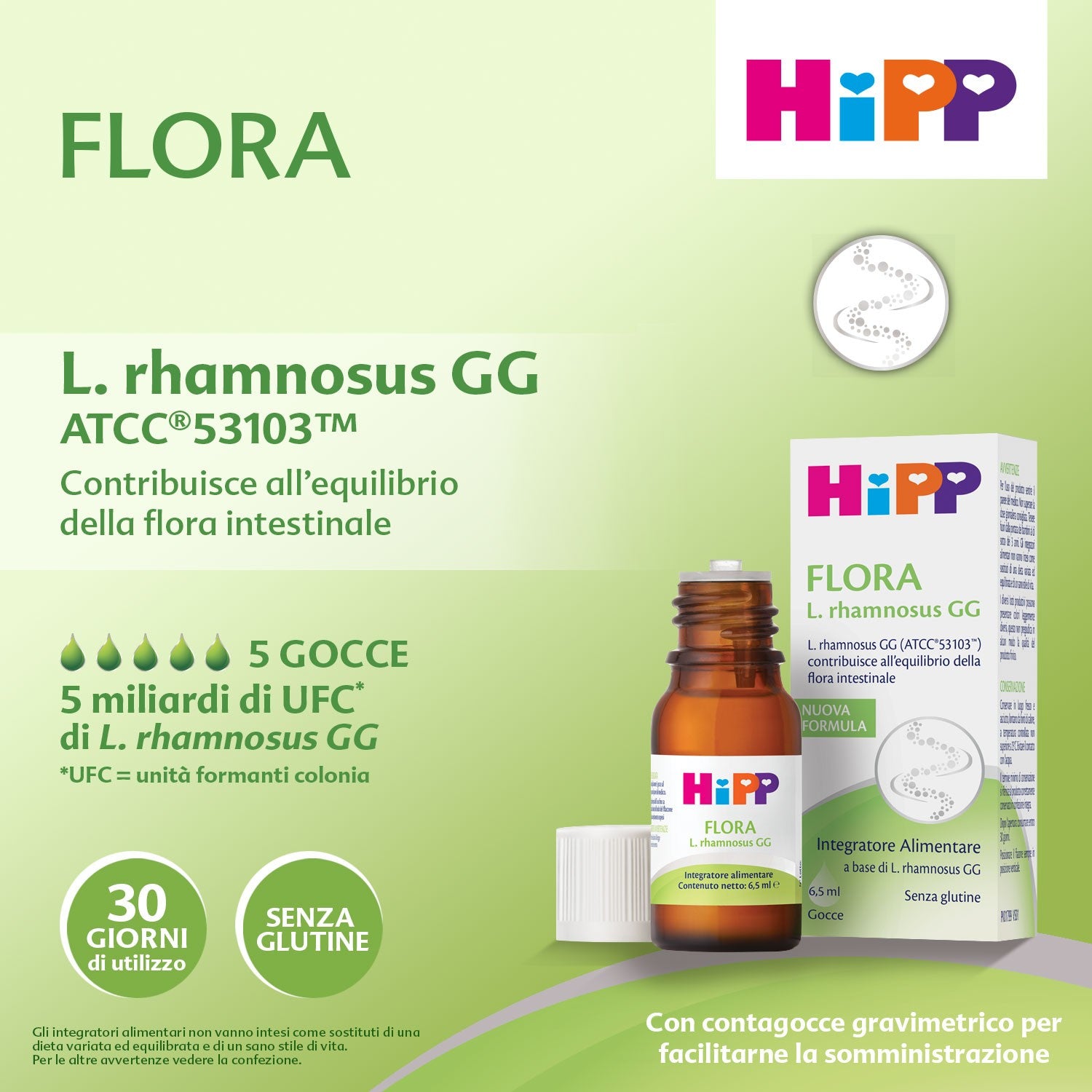Hipp - Integratore Flora 6.5 Ml