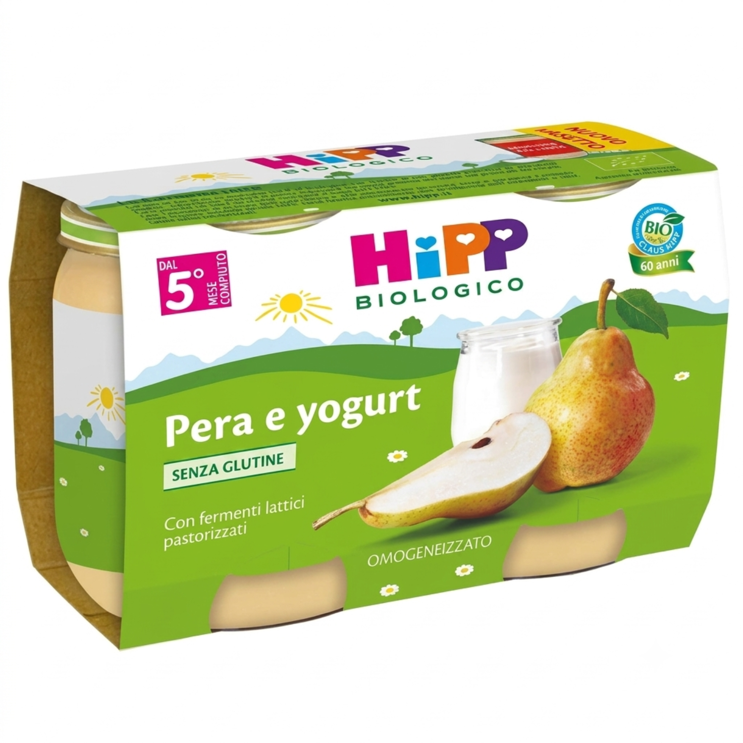 Hipp - Merenda Base Frutta: Confezione 2x125 gr