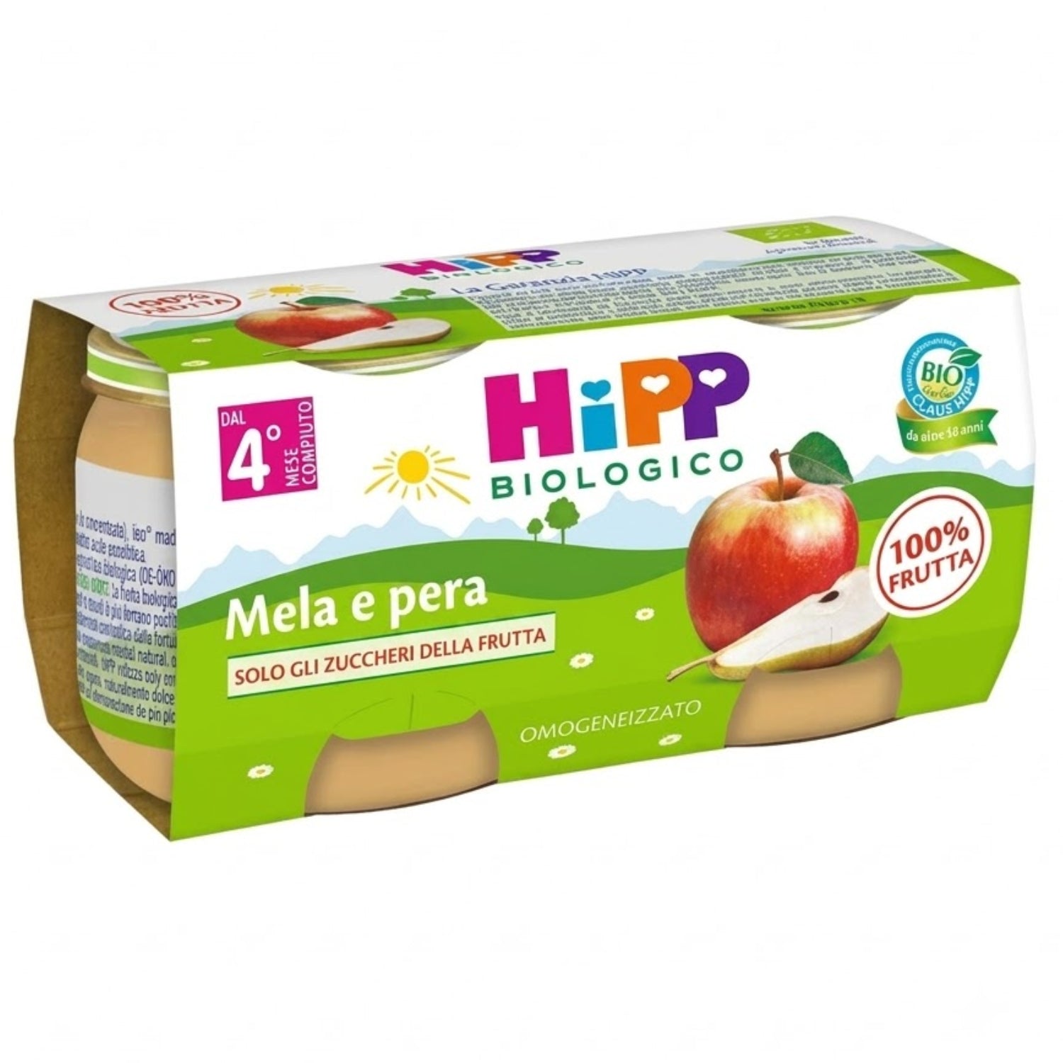 Hipp - Omogeneizzato Frutta: Confezione 2x80 gr