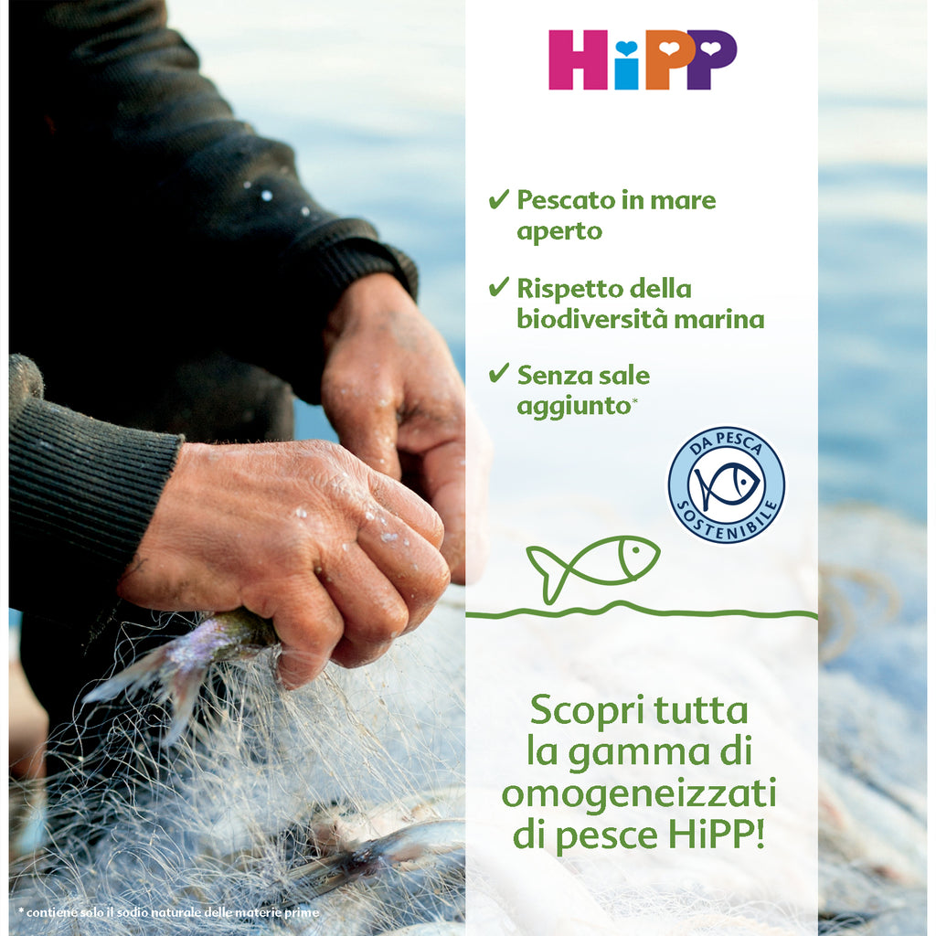 Hipp - Omogeneizzato Salmone Con Verdure: Confezione 4x80 gr
