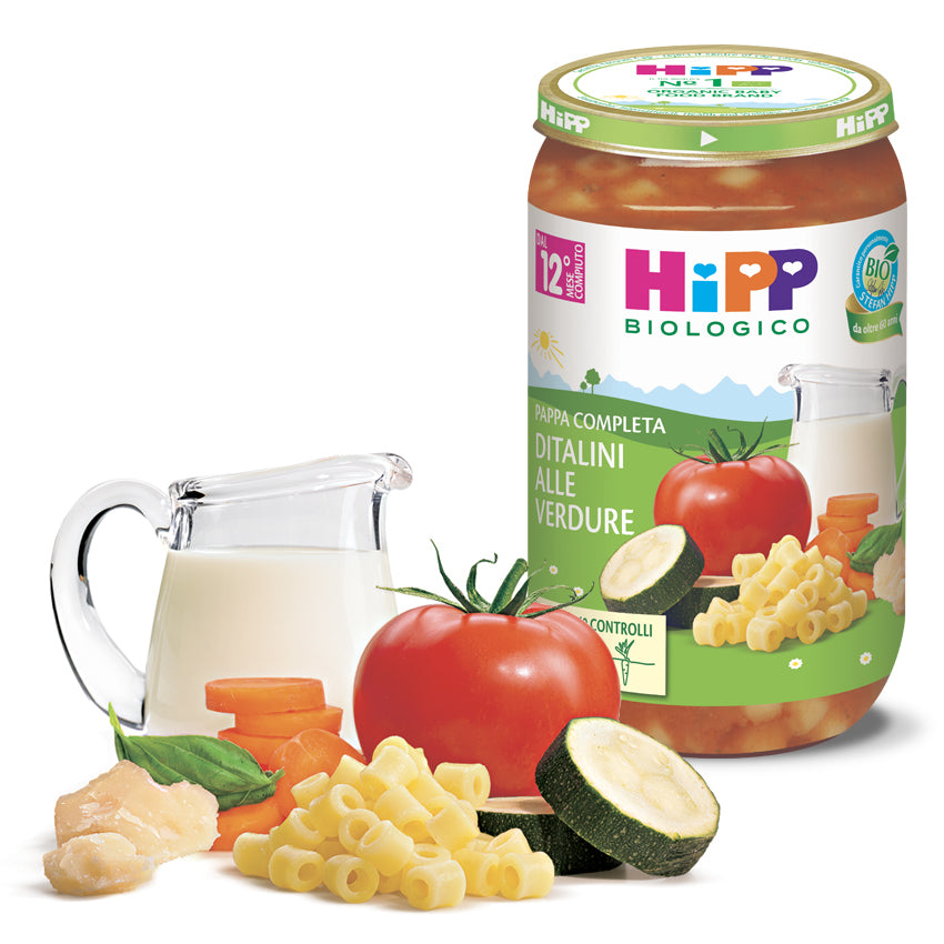Hipp - Pappa Pronta Ditalini Alle Verdure: Confezione 250 gr