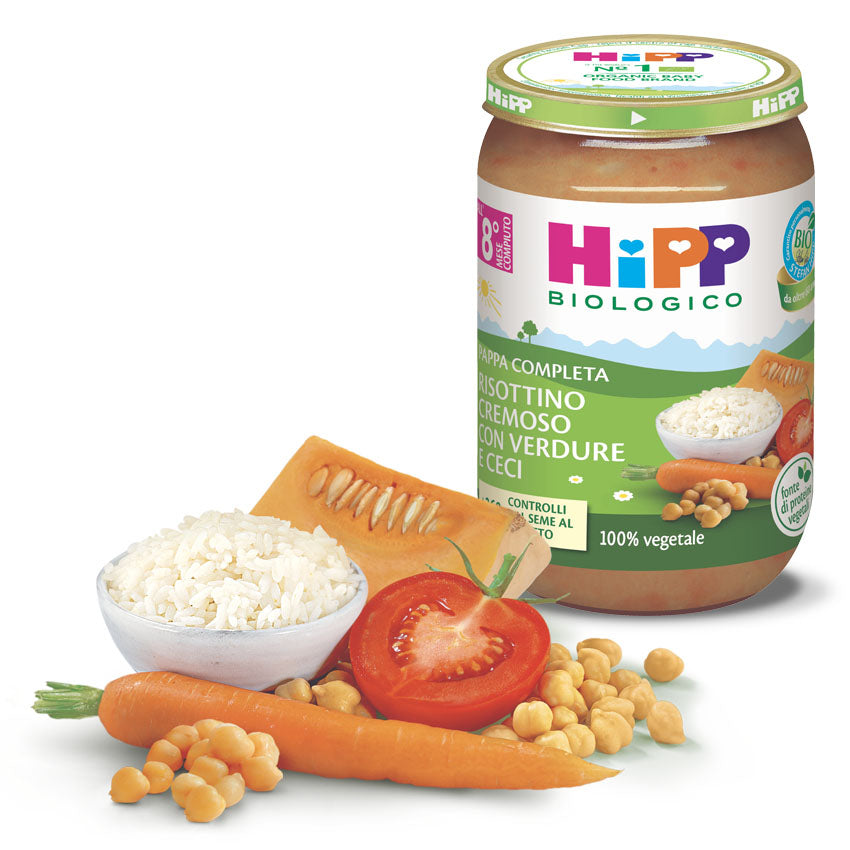 Hipp - Pappa Pronta Risottino Cremoso Con Verdure E Ceci: Confezione 220 gr
