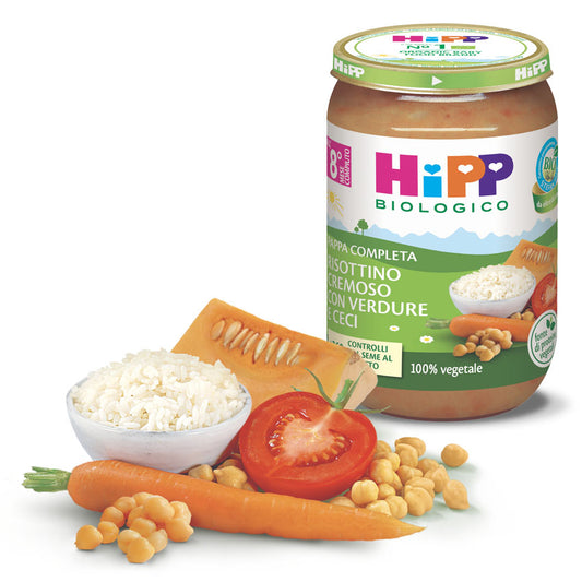 Hipp - Pappa Pronta Risottino Cremoso Con Verdure E Ceci: Confezione 220 gr