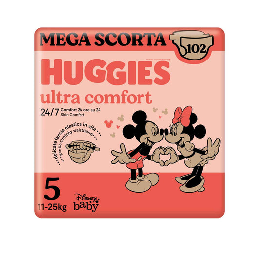Huggies - Ultra Comfort Megapack Taglia 5 102pz