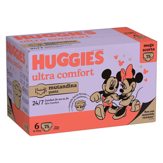Huggies - Ultra Comfort Mutandina Megapack Taglia 5 75 pz