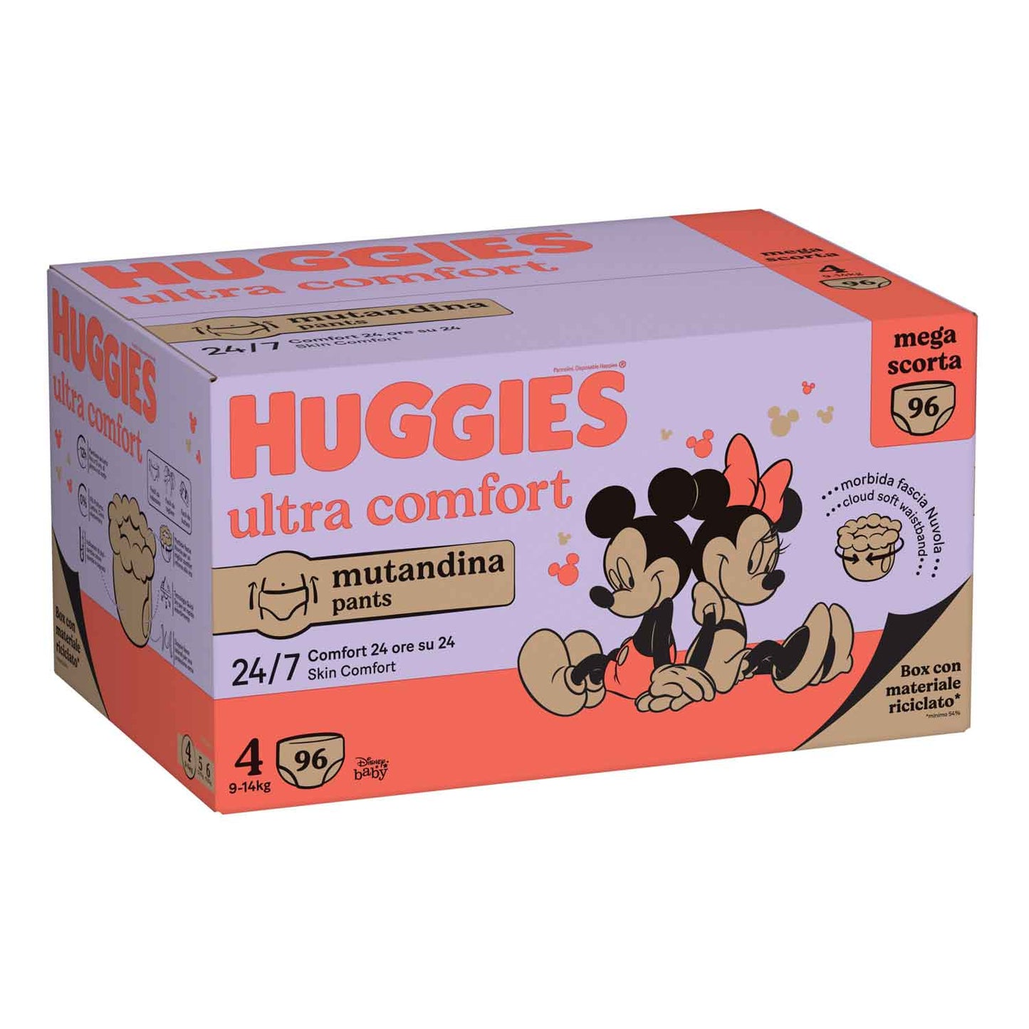 Huggies - Ultra Comfort Mutandina Megapack Taglia 4 96pz