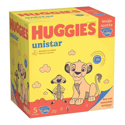 Huggies - Unistar Megapack Taglia 5 126pz