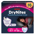 Huggies - DryNites Mutandine per femmine taglia 4-7 (10 pz)