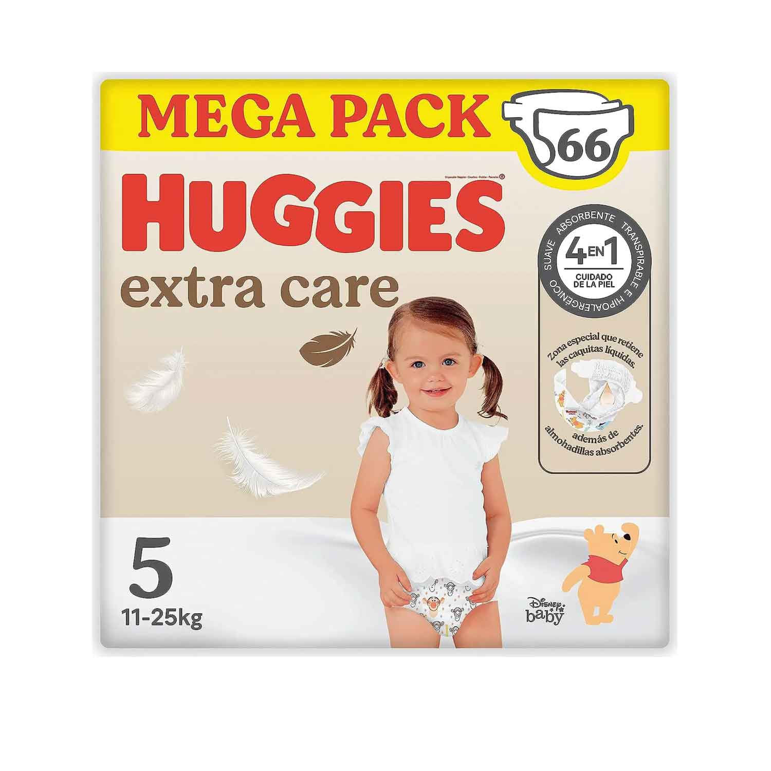Huggies - Extra Care Megapack Size 5 66pcs