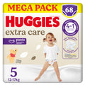Huggies - Extra Care Mutandina Megapack Taglia 5 (68pz)