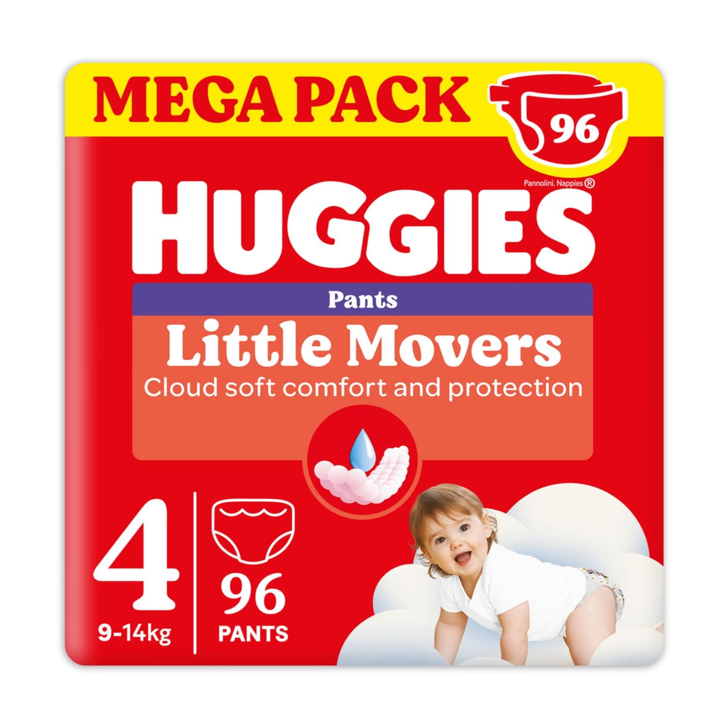 Huggies - Ultra Comfort Panties Megapack Size 4 96pcs
