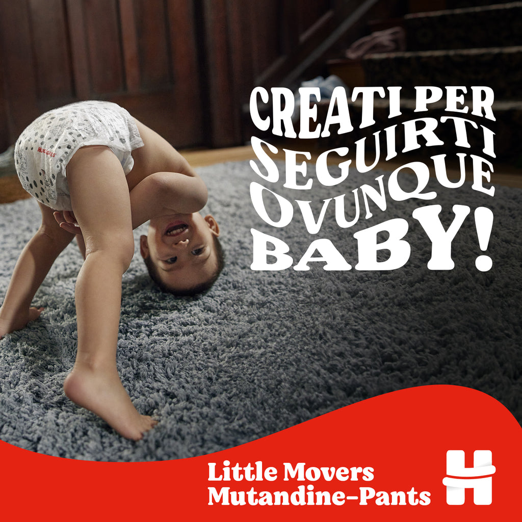 Huggies - Little Movers Mutandina Megapack Taglia 5 (80pz)