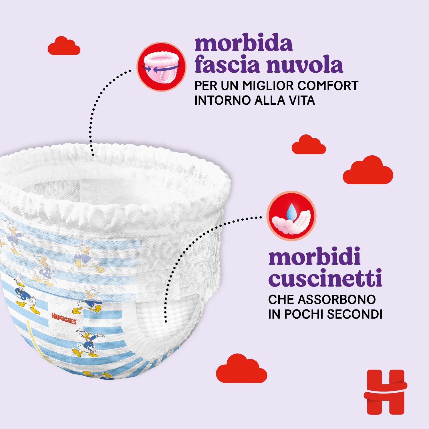Huggies - Little Movers Mutandina Megapack Taglia 5 (80pz)