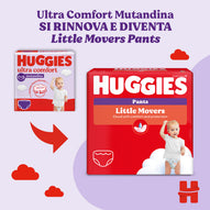 Huggies - Little Movers Mutandina Megapack Taglia 5 (80pz)