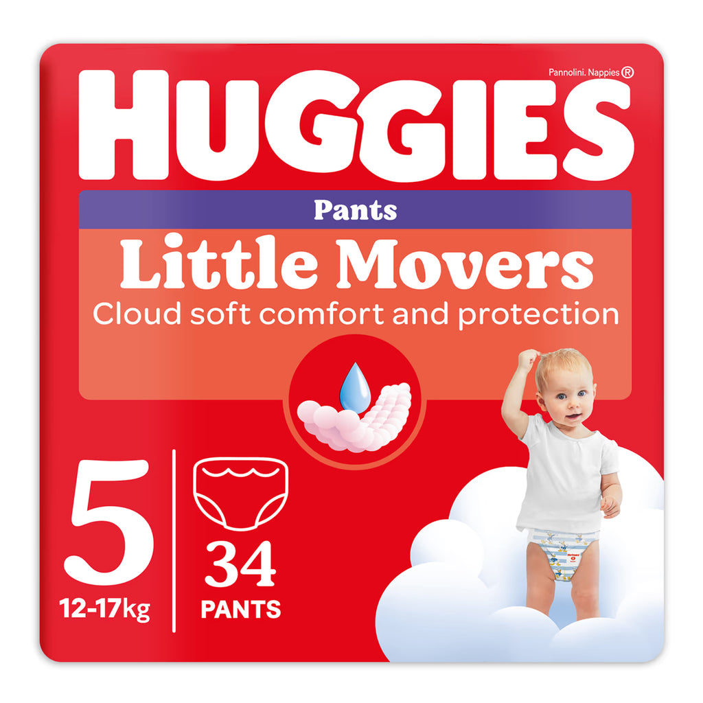 Huggies - Little Movers Mutandine taglia 5 (34 pezzi)