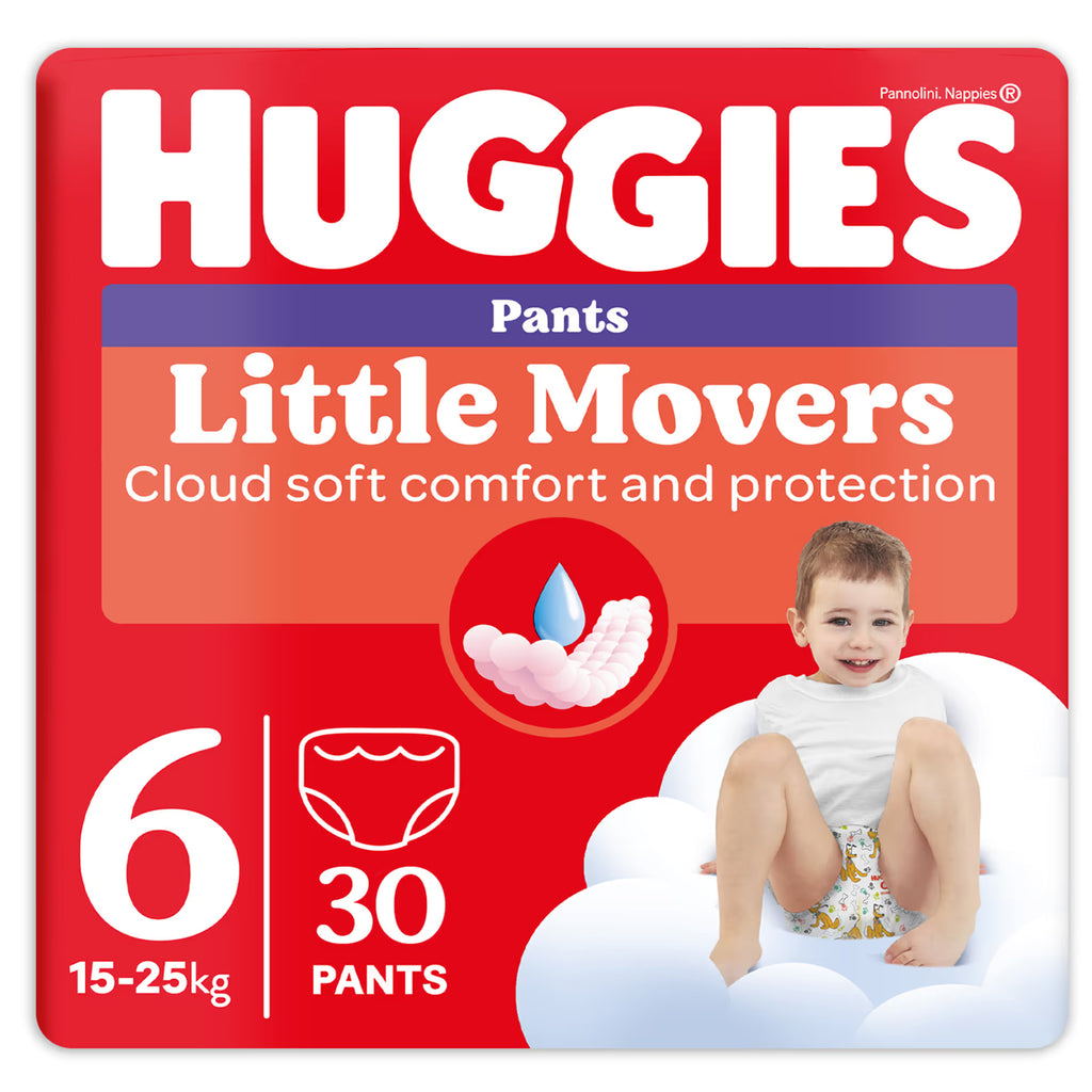 Huggies - Little Movers Mutandine taglia 6 (30 pezzi)