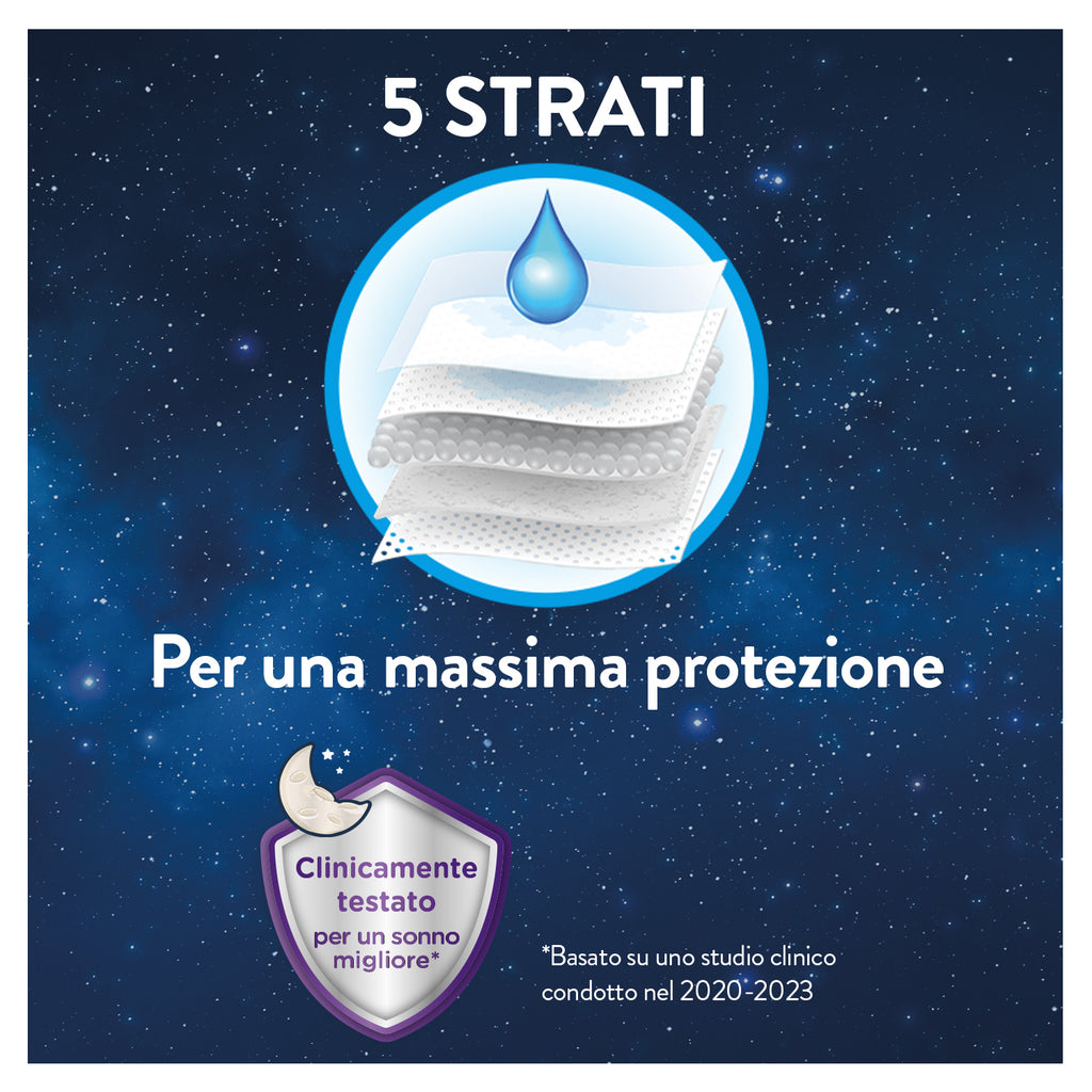 Huggies - DryNites Mutandine per femmine taglia 13+ (9 pezzi)