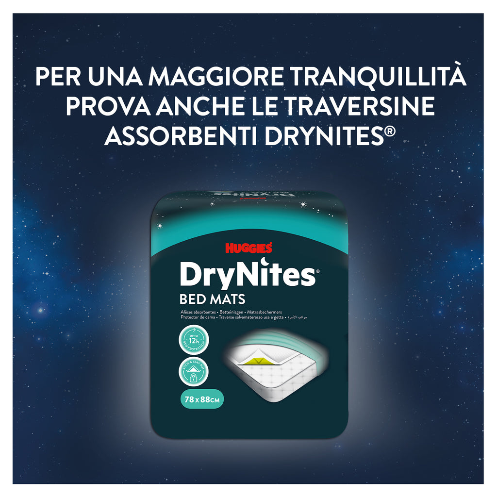 Huggies - DryNites Mutandine per femmine taglia 13+ (9 pezzi)