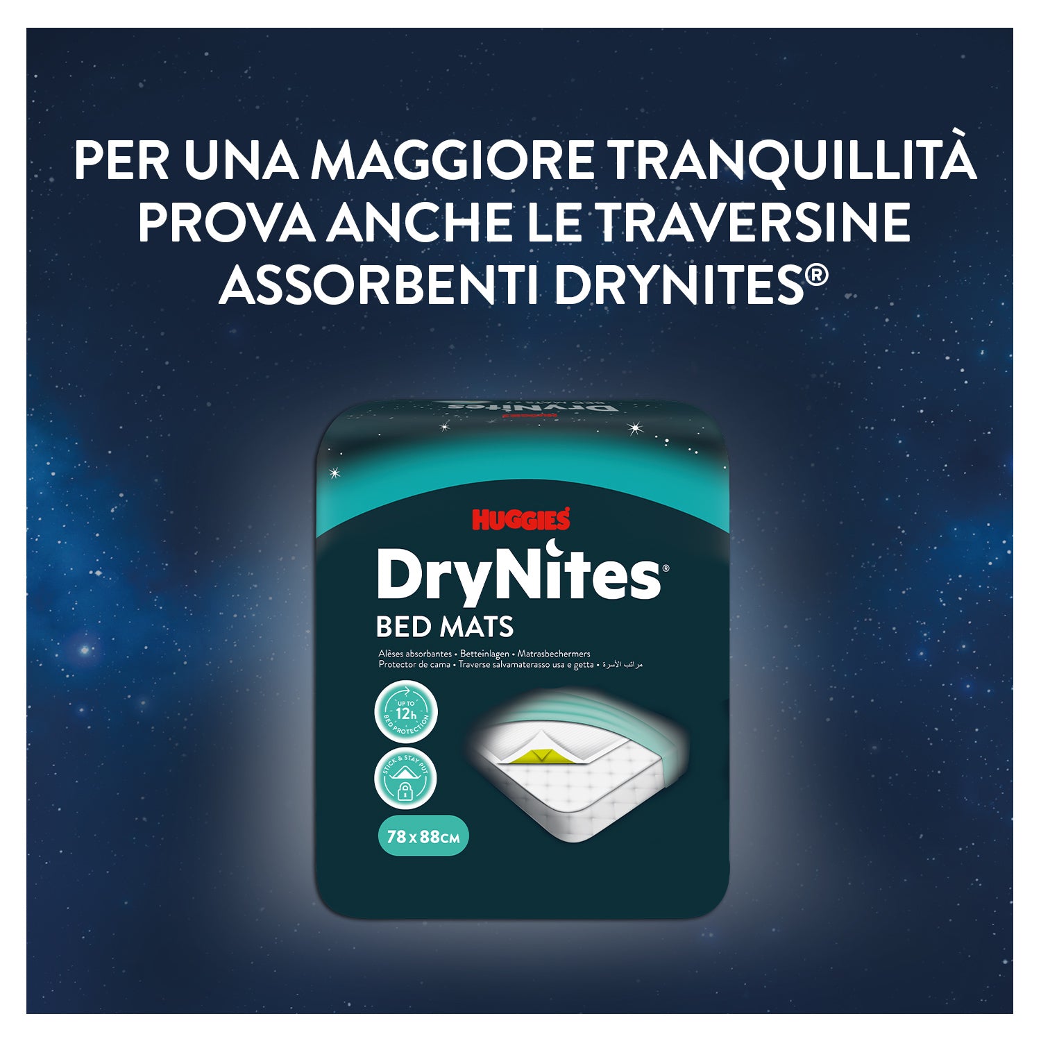 Huggies - DryNites Mutandine per femmine taglia 13+ (9 pezzi)