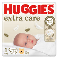 Huggies - Pannolini Bebè Extra Care Taglia 1 (28pz)