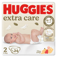 Huggies - Pannolini Bebè Extra Care Taglia 2 (24pz)