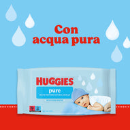 Huggies - Pure salviette 3 confezioni da 56 (168 pz)