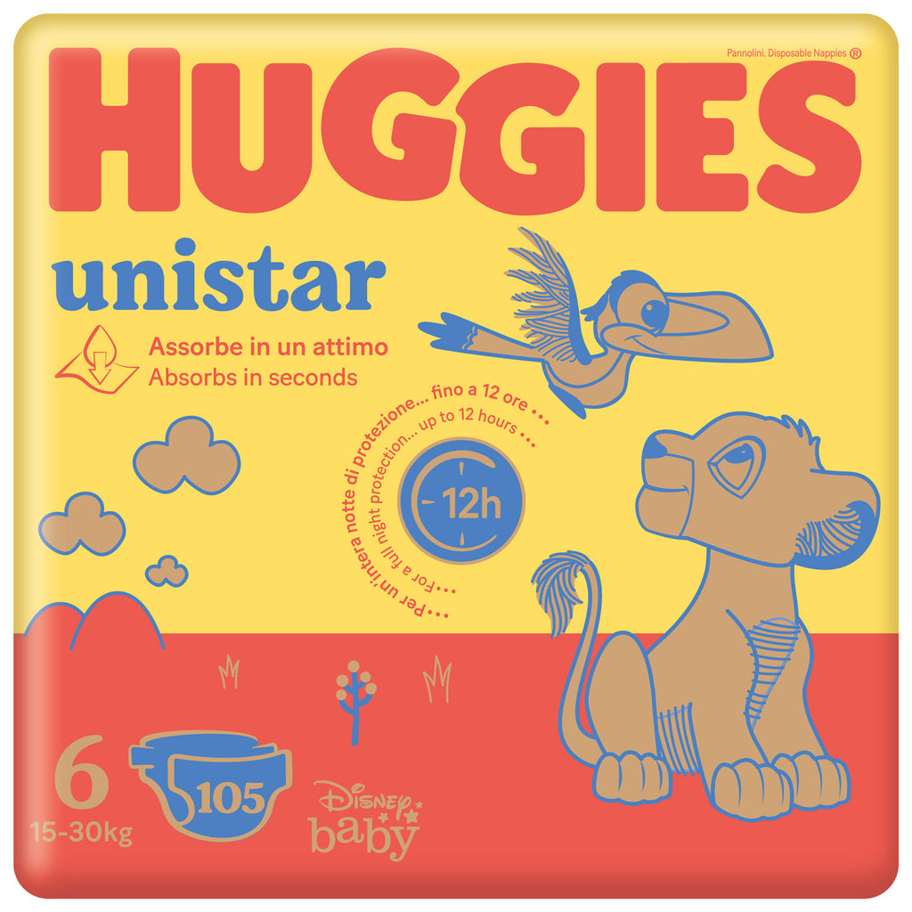 Huggies - Unistar Megapack Taglia 6 (105pz)