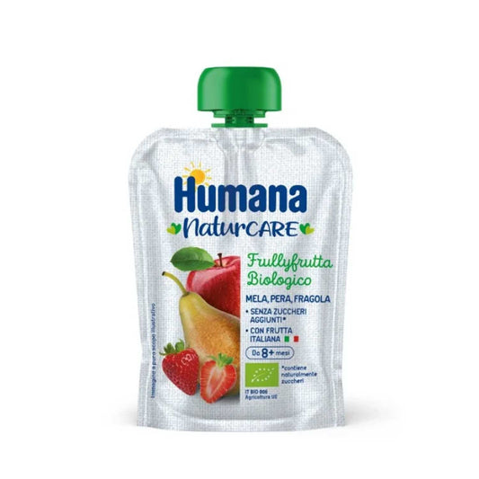 Humana - Frullyfrutta Mela Pera Fragola: Confezione 90 gr
