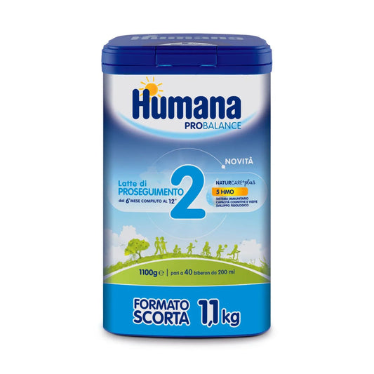 Humana - Latte In Polvere Probal 2 5HMO MP: Confezione 1100 gr