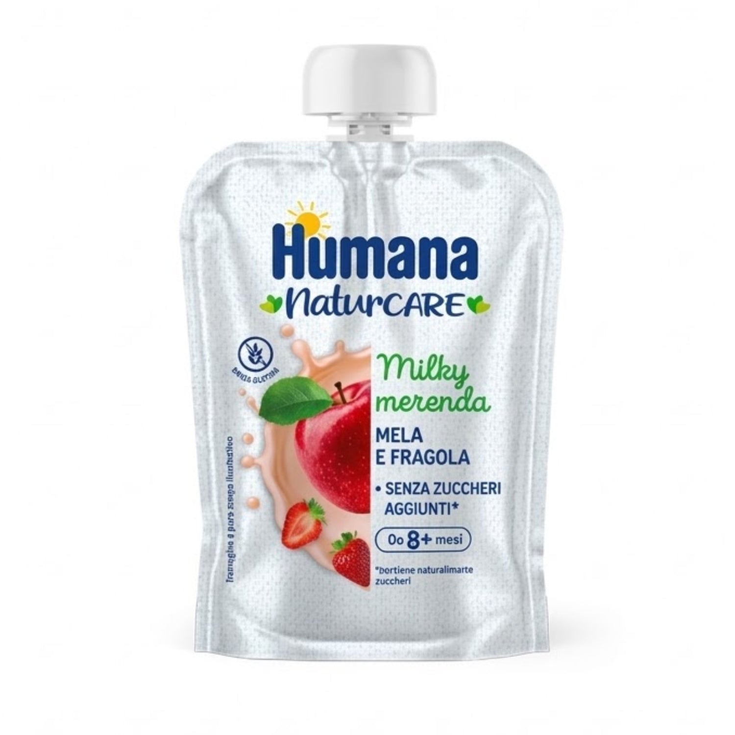 Humana - Milkymerenda Mela Fragola: Confezione 100 gr