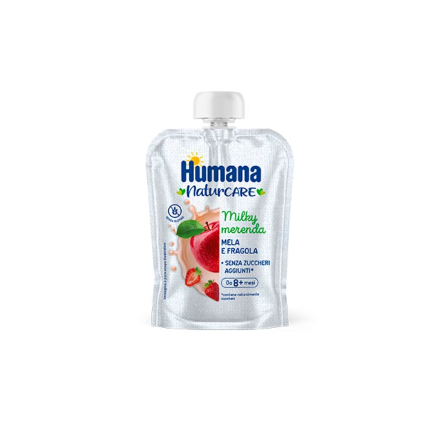 Humana - Milkymerenda Mela Fragola: Confezione 100 gr