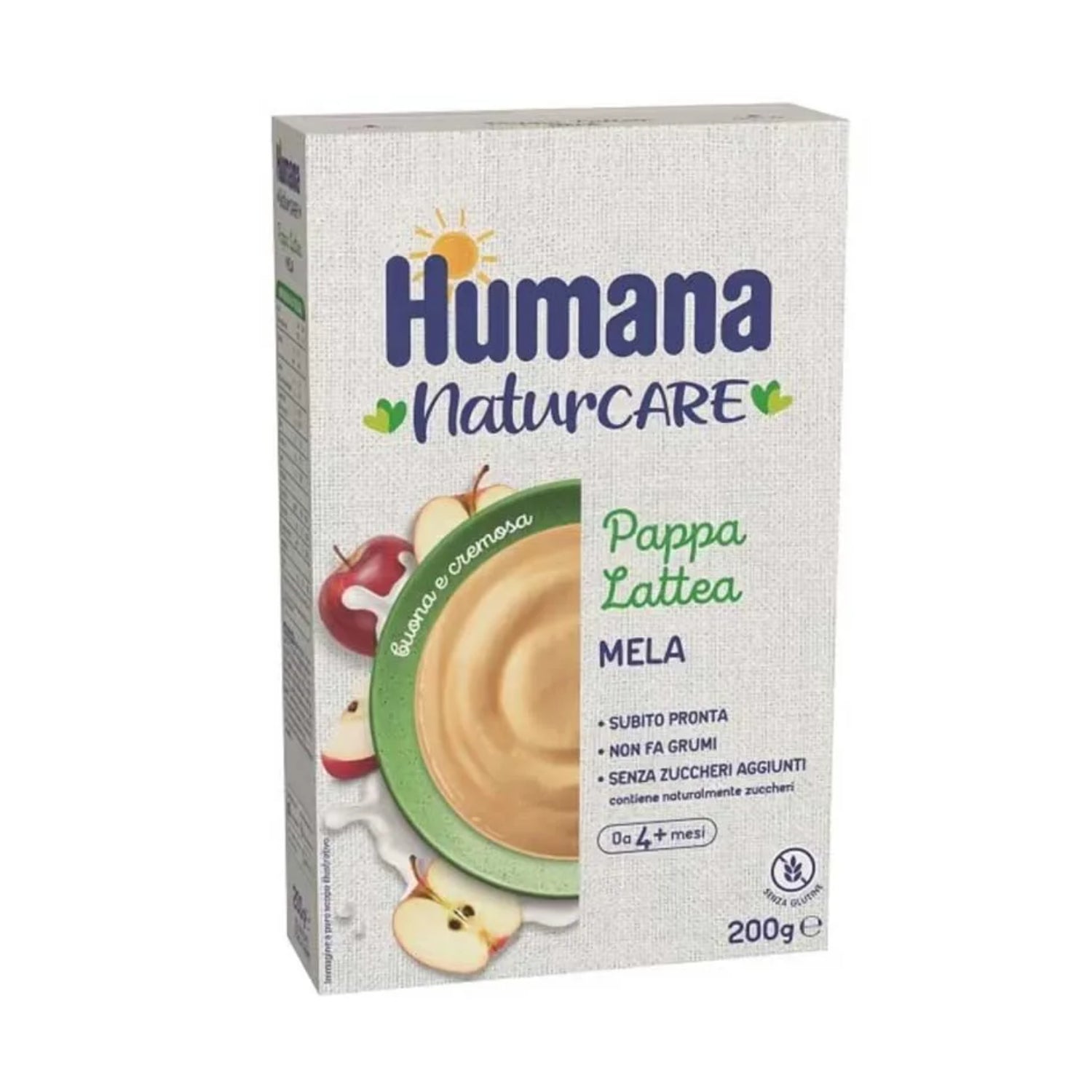 Humana - Pappa Lattea Mela: Confezione 200 gr