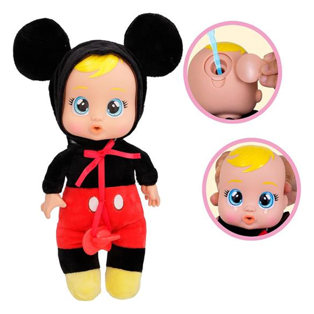 IMC - Bambola Cry Babies Tiny Cuddle Disney Mickey