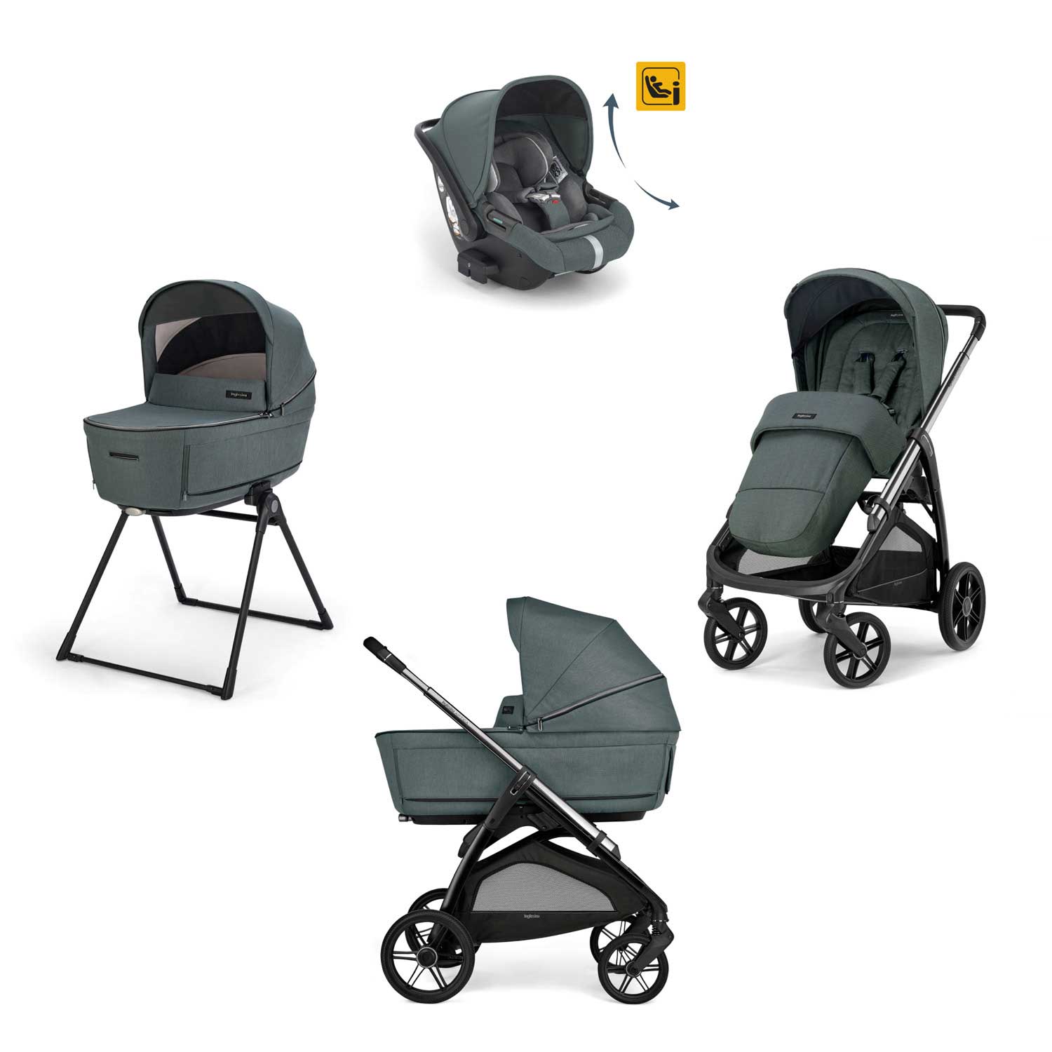 Inglesina - Trio Aptica Con Seggiolino Auto Darwin Recline