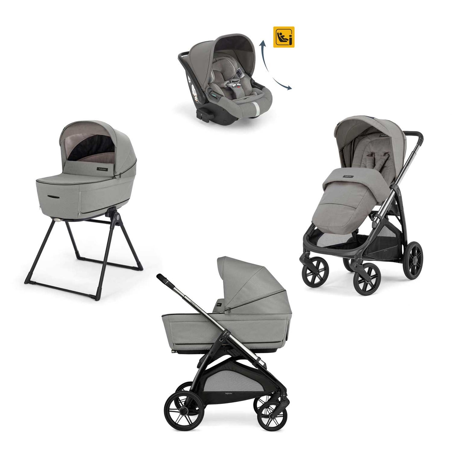 Inglesina - Trio Aptica Con Seggiolino Auto Darwin Recline