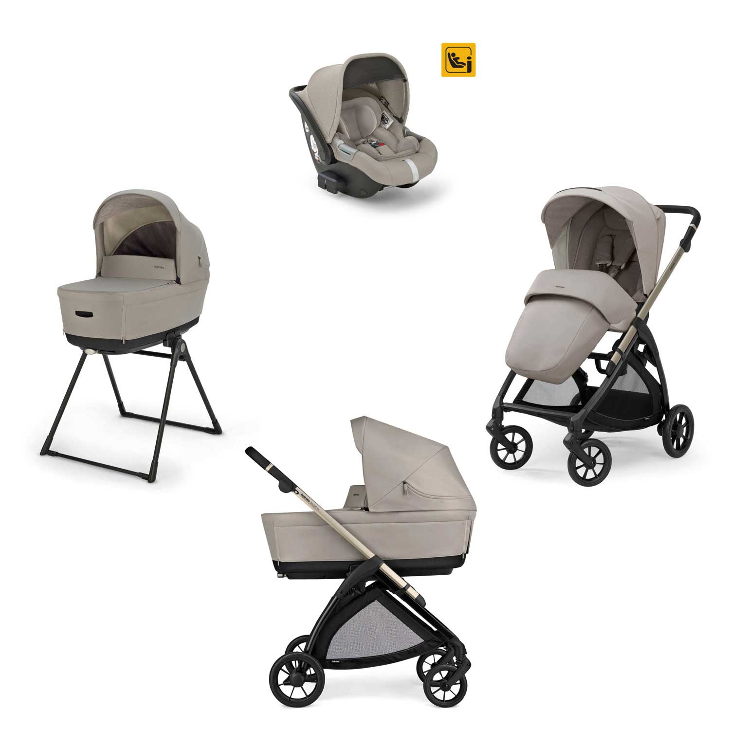 Inglesina - Trio Electa Con Seggiolino Auto Darwin Isize