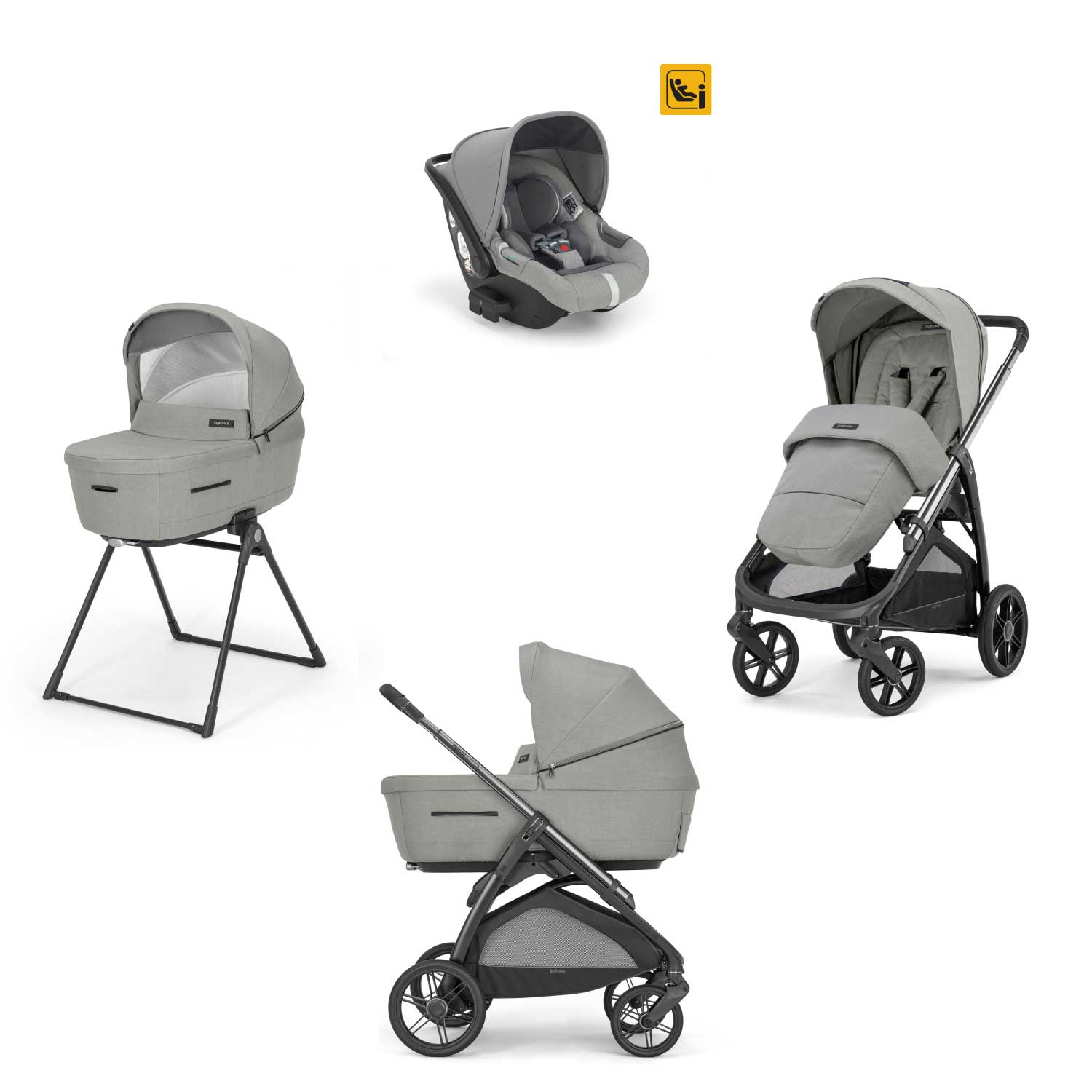 Inglesina - Trio Aptica Con Seggiolino Auto Darwin Isize