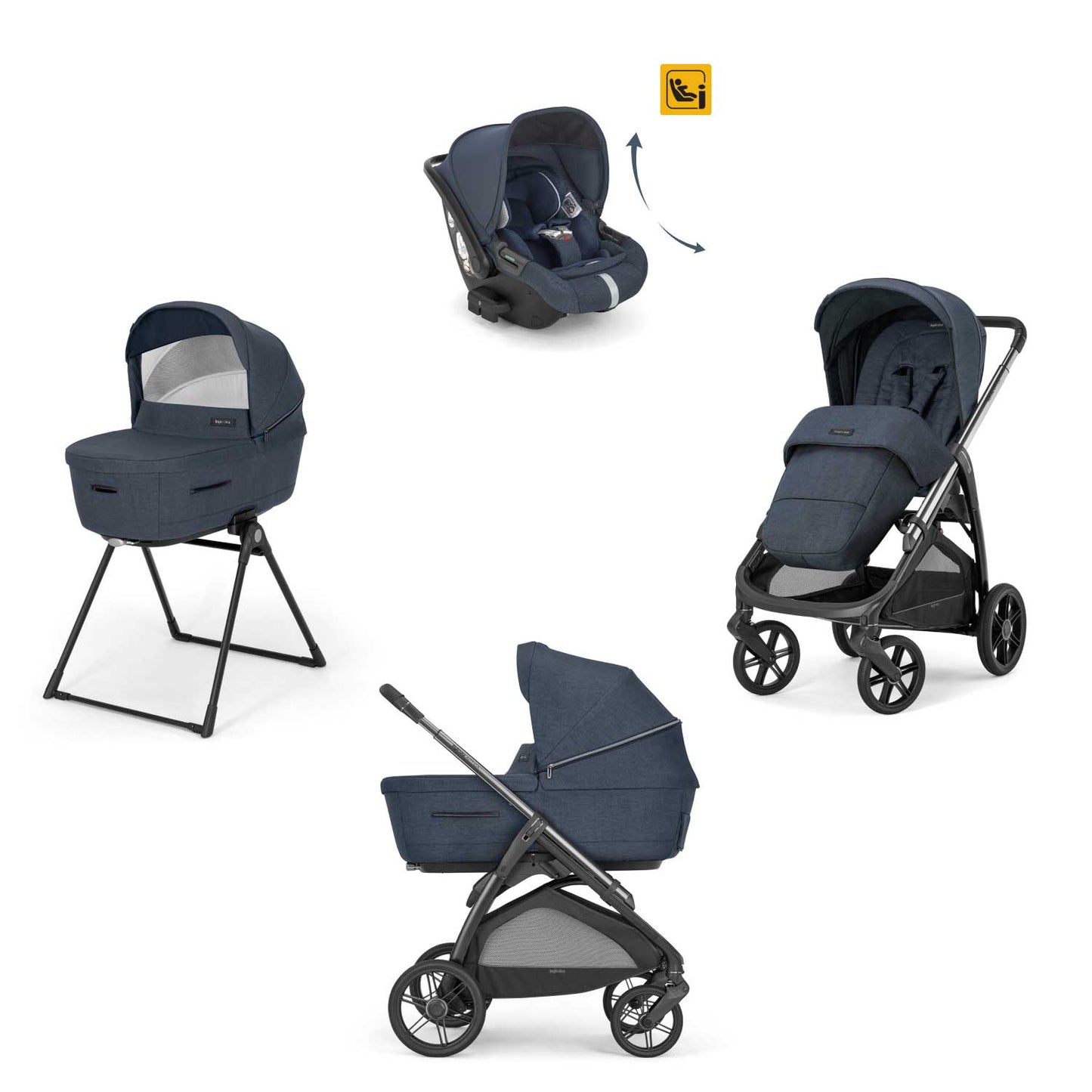 Inglesina - Trio Aptica 2024 Con Seggiolino Auto Darwin Recline