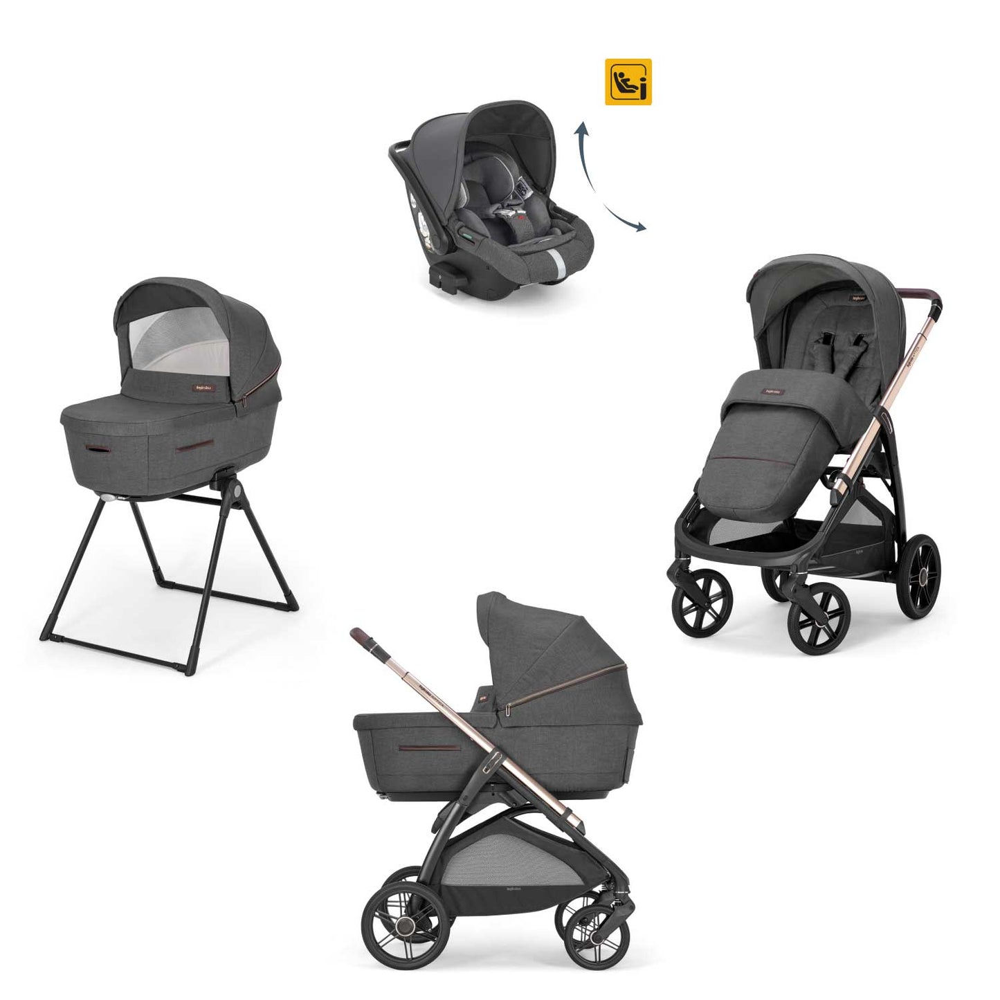 Inglesina - Trio Aptica Con Seggiolino Auto Darwin Recline
