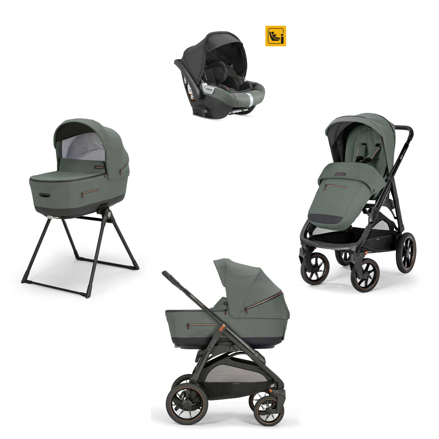 Inglesina - Trio Aptica XT Con Seggiolino Auto Darwin Isize